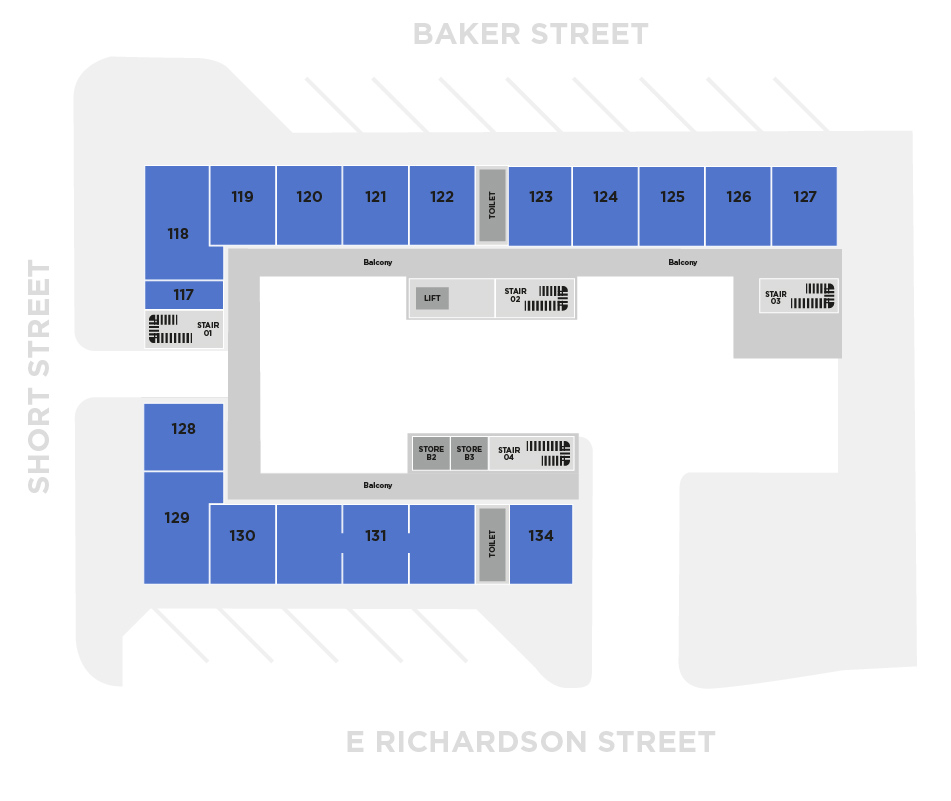 Floor plan for first floor